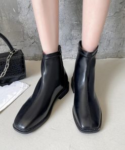 ショートブーツ | フルジップブーツ 美脚