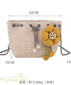 女性用バッグ | かごバッグ レディース カゴバッグ おしゃれ 夏バッグ 籠 バック 浴衣 ゆかた 軽い トートバッグ  軽量 旅行 夏 30代 2022 40代 春 50代