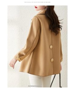 コート・ジャケット | テーラードジャケット レディース コート アウター 長袖 ミディアム丈 羽織り 春 秋 冬 無地 カジュアル ラシャ ダブルブレスト 秋 冬 あったか 通勤 通学