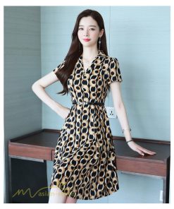 ミディアム | ワンピース レディース 着痩せ 半袖 膝丈 ミディアムワンピース ファッション ミディアムワンピース 夏 Vネック サマーワンピース 上品 日常感 大きいサイズ