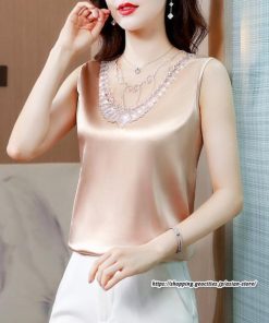 キャミソール タンクトップ | タンクトップ レディース 秋 秋服 レイヤード インナー ノースリーブ 重ね着 ベーシック 夏物 とろっと滑らかな肌触りの落ち感素材 夏秋物 春服 しわにくい