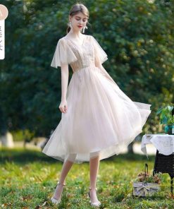 大人 | パーティードレス ドレス 結婚式 ミモレ丈 フォーマル ワンピース レース 袖あり 同窓会 謝恩会 二次会 綺麗 成人式 披露宴 スカート