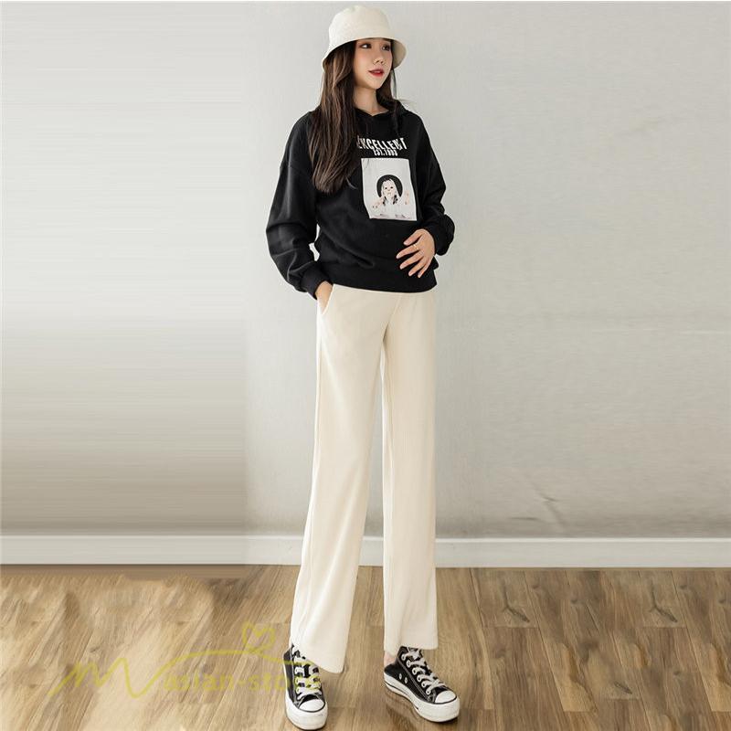 パンツ レギンス | マタニティパンツ ワイドパンツ レディース 着痩せ 上品 マタニティウェア 妊婦着 日常感 春 夏 秋 新作 産前 マタニティ 無地 ゆったり ウエスト調整 妊婦服