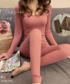 インナー・ルームウェア | 暖かい インナー 上下セット レディース