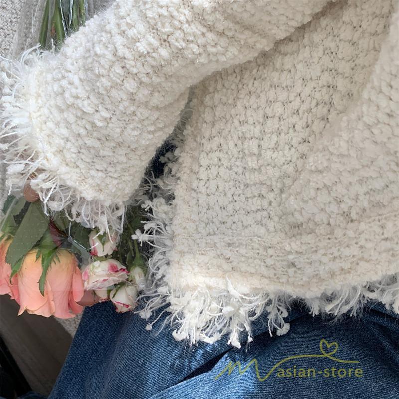 カーディガン | 2022秋冬ニットショート丈 アウター レディース ニットニット セーター 長袖 羽織り フロントボタン トップス 通学通勤 20代40代