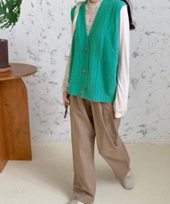 ニット・セーター | Vネック ニットベスト レディース春秋冬