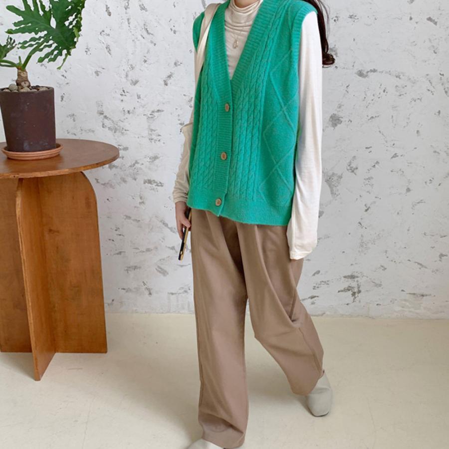 ニット・セーター | Vネック ニットベスト レディース春秋冬