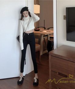 ジーンズ、デニム | デニムパンツ デニム スキニーデニム レディース ジーンズ レディースファッション  春 ハイウエスト 夏 ボトムス デニムズボン ストレッチ効く