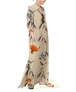 マキシ | ワンピース レディース 40代 50代 長袖 きれいめ ゆったり 30代 20代 ロングワンピース マキシワンピース リゾート デート 綿麻 女子会 通勤 お出かけ