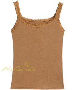 キャミソール タンクトップ | タンクトップ レディース インナー トップス ノースリーブ フリル キャミソール 夏 春 20代30代40代50代 ママ カジュアル 無地人気 シンプル 着痩せ 上品 快適