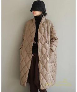 ダウンジャケット コート | キルティングコート ロングコート レディース アウター 防寒 ダウン 中綿 秋 冬アウター 長袖 冬服 キルティングジャケット 大きめ ゆったり 立てネック