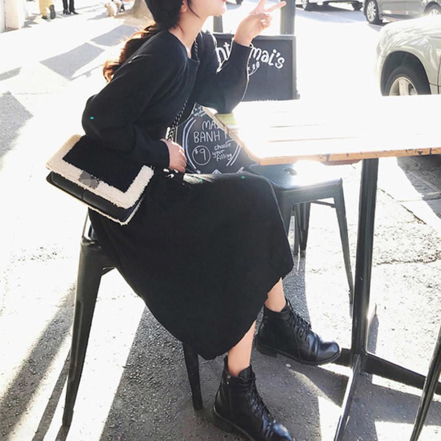 ワンピース | ニットプリーツワンピースレディースニット