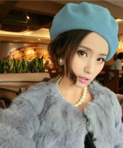 ベレー帽 | ベレー帽ニット/レディース帽子秋冬帽子レディースベレー帽全14色イエロー