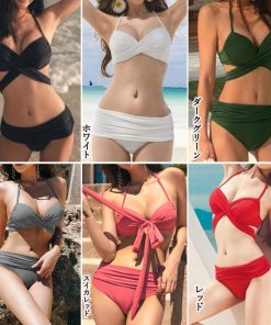 ビキニ | 水着レディース ホルターネック上下セット