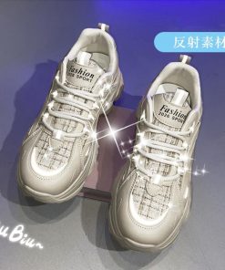 シューズ | ダッドスニーカー レディース 韓国風厚底