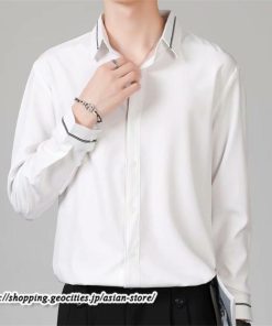 シャツ | 長袖メンズ ビジネス フォーマル オフィス 仕事 春 夏 秋 冬 カジュアル ビジネスシンプル 長袖 トップス 大きいサイズ メンズトップス