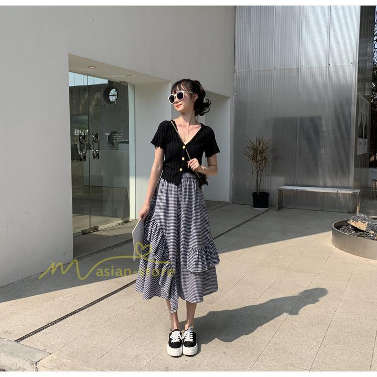 スカート | プリーツロング 春 夏 秋 マキシ 大きいサイズ フレアマキシプリーツ チェック柄 通勤通学 20代30代40代 不規則 フレア