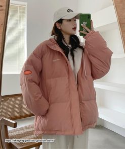 ダウンジャケット コート | フェイクレイヤードダウンジャケット 重ね着風ジャケット 中綿ジャケット アウター ダウン 防風 防寒 フード付き 秋冬コート ジップアップ レディース