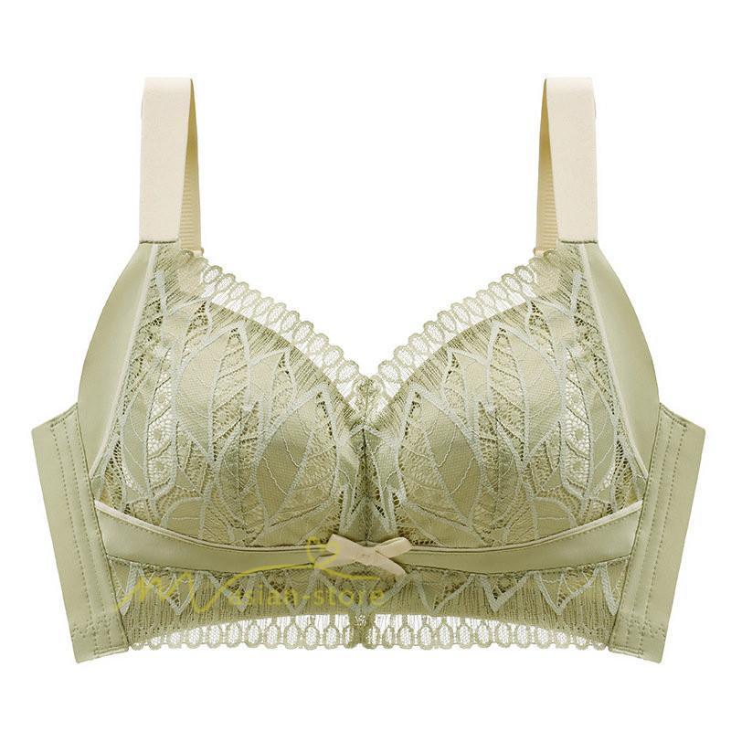 ショーツ | 胸 小さく 見せる ブラ 大きいサイズ クラッシィワイヤレスブラ ボタニカルレース ブラジャー フルカップ 20代30代40代50代60代 ノンワイヤー 補正 上品 下着