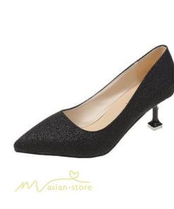 パンプス | レディース 疲れにくい ミドルヒール ポインテッドトゥ カジュアル アウトドア 痛くない 美脚 キラキラ 結婚式 人気 靴 春 宴会 シューズ パーティー