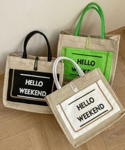 ハンドバッグ | ジュートバッグ 春夏リネン