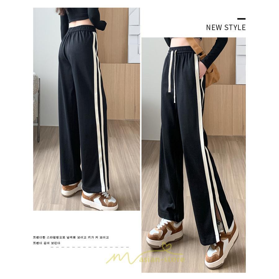 チノ・テーパード・ジョガー・スキニーパン | スウェットパンツ レディース コーデ ボトムス ワイドパンツ 美脚 ハイウェスト スリム 着痩せ ロング 送料無料 サイドライン お出かけ 部屋着 美脚 脚長