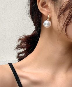 その他アクセサリー | 大粒パールピアス レディース 上品耳飾り