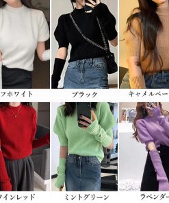 ニット・セーター | アームウォーマー ニットトップス 韓国風