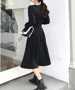 ワンピース | ニットプリーツワンピースレディースニット