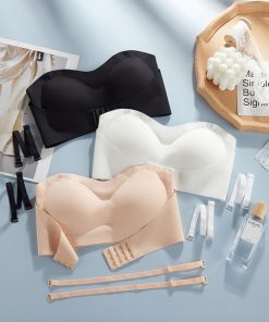 インナー・ルームウェア | ストラップレスブラ シームレス 盛りブラ