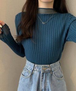 ニット・セーター | 長袖 ニットセーター レディース レース