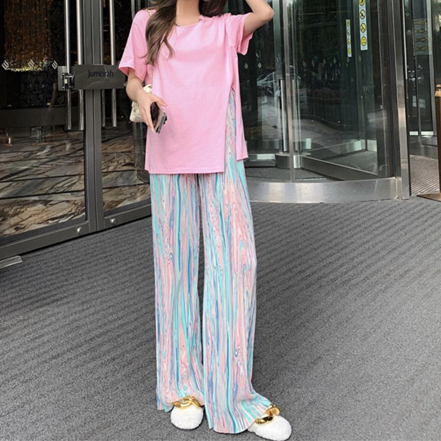 サルエルパンツ | ワイドパンツ ロングパンツ 接触冷感 夏