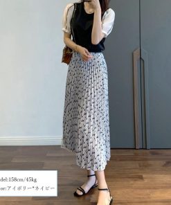 フレアスカート | 葉柄 レディース レトロ