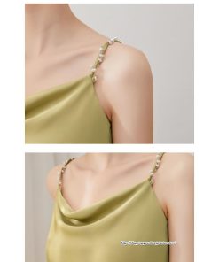 キャミソール タンクトップ | キャミソール サテン インナー レディース 重ね着 キャミ サテン生地 下着 肌着 ノースリーブ 光沢感のあるキャミソール 春 夏 秋 滑らかな手触り トップス