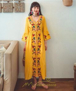 マキシ | ロングワンピース マキシワンピース エスニック リゾート ワンピ 長 カジュアル 大人 夏 秋 20代 30代 40代 ゆったり 体型カバー きれいめ Aライン 50代 着痩せ