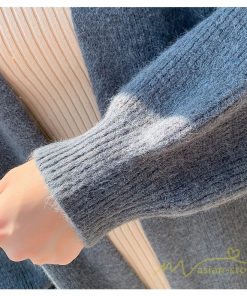 カーディガン | ニットレディース 羽織り ロング丈 パフスリーブ 秋冬 ゆったり ロングニット アウター 20代30代 膝丈 大人 ニットアウター