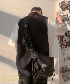 シャツ | ライトアウター メンズ ワイドカジュアル 切り替え トップス ゆったり 5分袖 韓国風 カッコウイイ ゆる夏コーデ オーバーサイズ 大きいサイズ