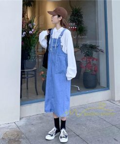 オーバーオール サロペット | サロペットスカート ロングスカート オーバーオール ジャンパースカート デニムスカート レディース キュート ゆったり カジュアル 着痩せ お出かけ シルエット