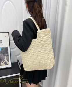 女性用バッグ | カゴバッグ ハンドバッグ ストローバッグ トートバッグ 夏バッグ 手持ち 大きめ 高級感 可愛い おしゃれ かごバッグ 夏 軽量 大容量 手提げ