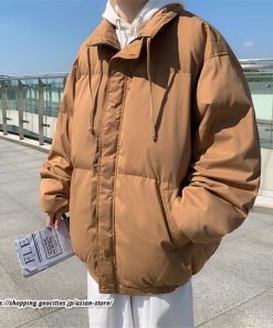 ダウンジャケット | 中綿コート メンズ ダウンコート 中綿 無地 シンプル フードなし カジュアル おしゆったり 厚手 暖かい スタンドカラー 冬 着回し 上品 秋 カッコウイイ コーデ