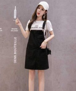 オーバーオール サロペット | ショートスカート オーバーオールスカート オールインワンスカート サロペットスカート デニムスカート ショートデニム 無地 カジュアル ゆったり