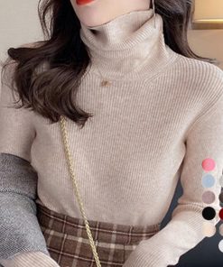 ニット・セーター | タートルネック ニットトップス 秋冬