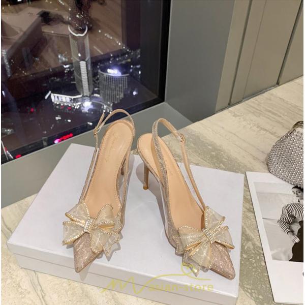 パンプス | ハイヒール ストラップ サンダル きらきら 滑り止め ヒール6cm8cm10cm ポインテッドトゥ レディース 痛くない ピンヒール 歩きやすい 美脚 宴会