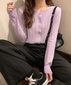 カーディガン | ニットリブニット 羽織り