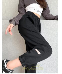 チノ・テーパード・ジョガー・スキニーパン | スウェットパンツ レディース ロングパンツ 長ズボン ボトムス ジョガーパンツ ウエストゴム 10代20代30代40代 部屋着 ルームウエア 刺繍 スウェット