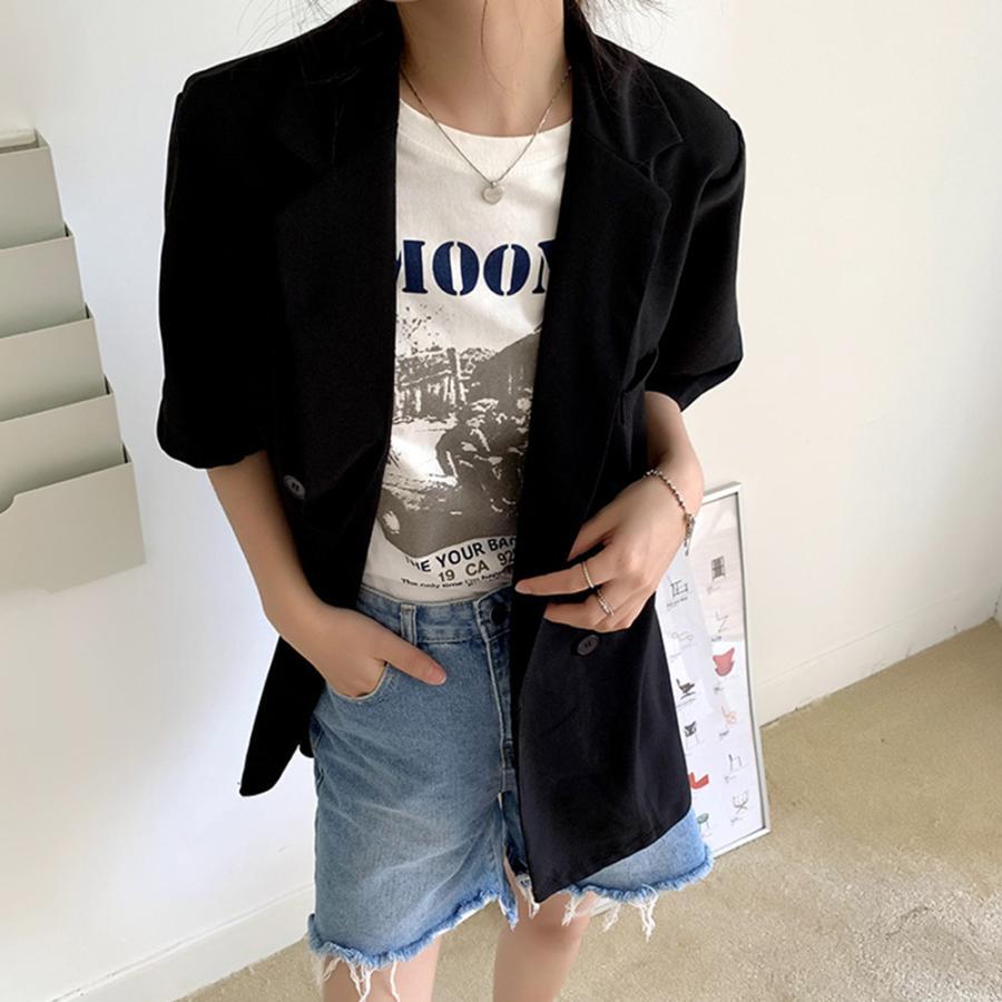 テーラードジャケット | 半袖テーラードジャケットオルチャン夏新作