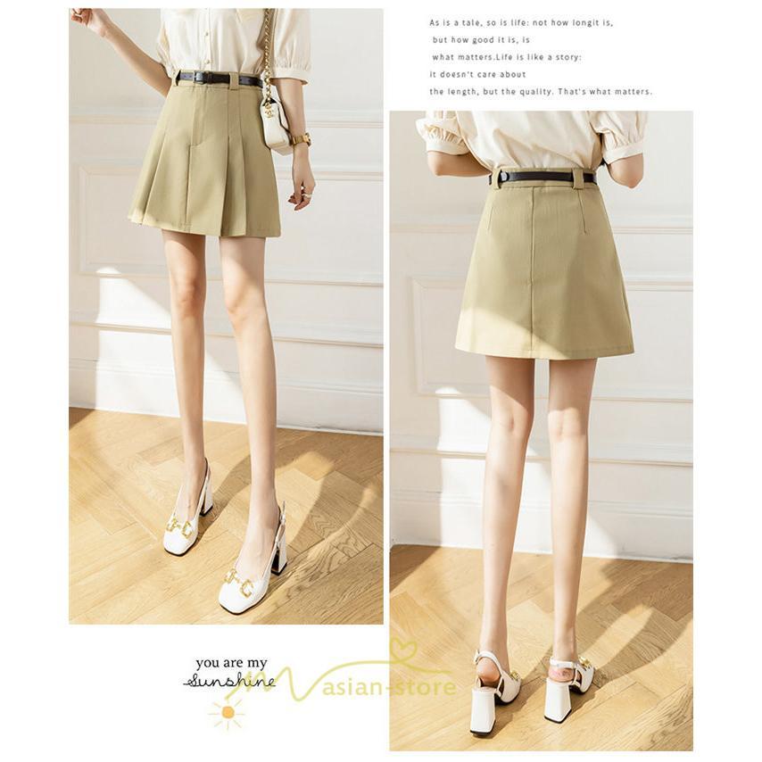 スカート | ボトムス レディース きれいめ 春夏 おしゃれ ショート丈 フォーマル 通勤 韓国風 ハイウエスト 20代30代 Aライン 着痩せ ミニスカート エレガント