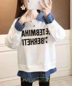 パーカー | トレーナー レディース 秋冬 コーデ 重ね着 切り替え カジュアル 着痩せ スウェット 可愛い 20代30代40代50代 カジュアル お出かけ オーバーサイズ