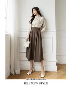 スカート | フレア ロングレディース 40代 きれいめ おしゃれ 着痩せ 秋 冬 ボトムス ロング 30代 20代 50代 暖か Aラインラシャ