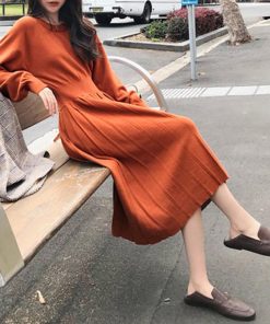 ワンピース | ニットプリーツワンピースレディースニット